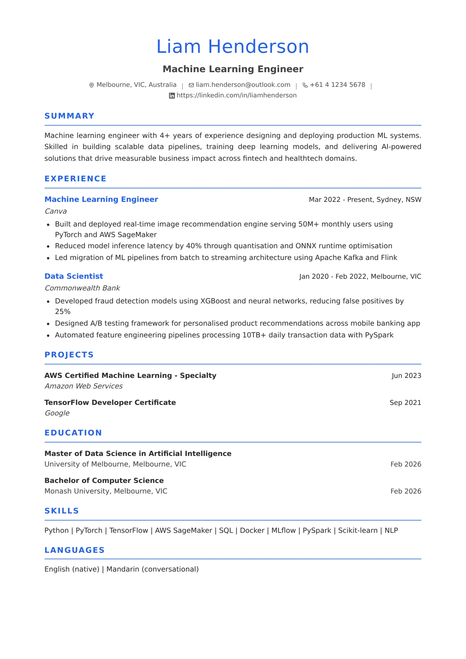 Classic Professional Template