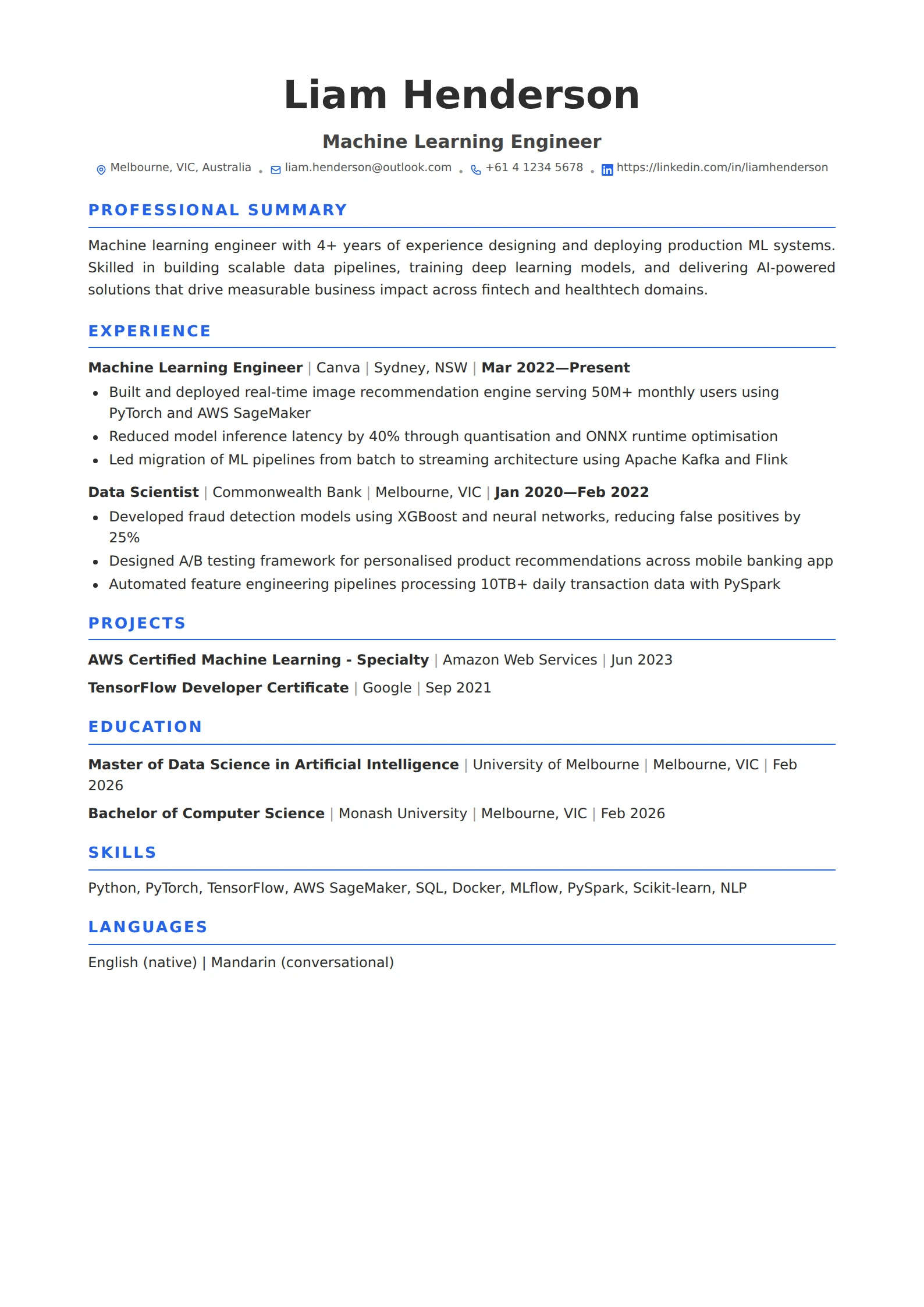 Executive Briefing Template