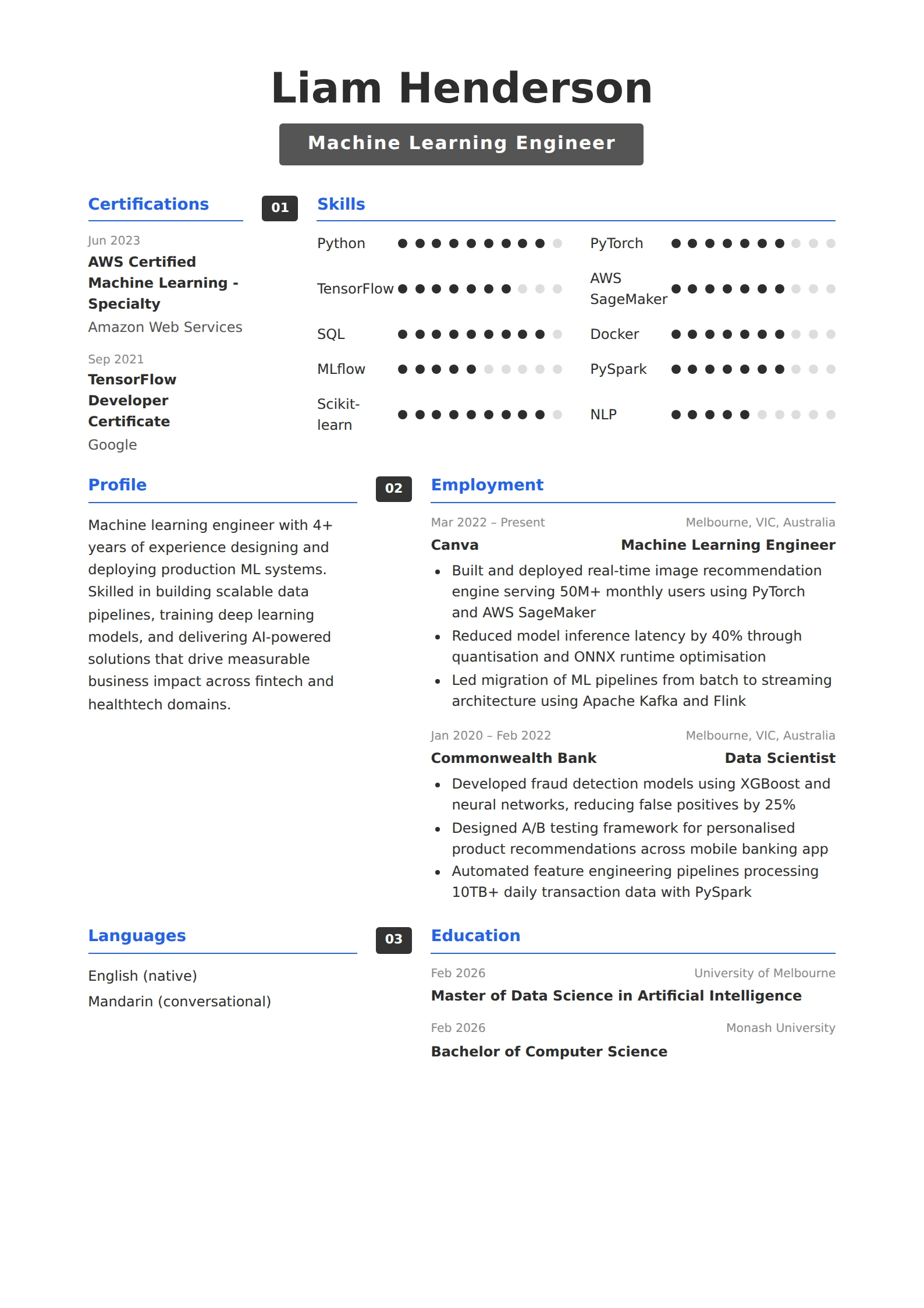 Modern Showcase Template