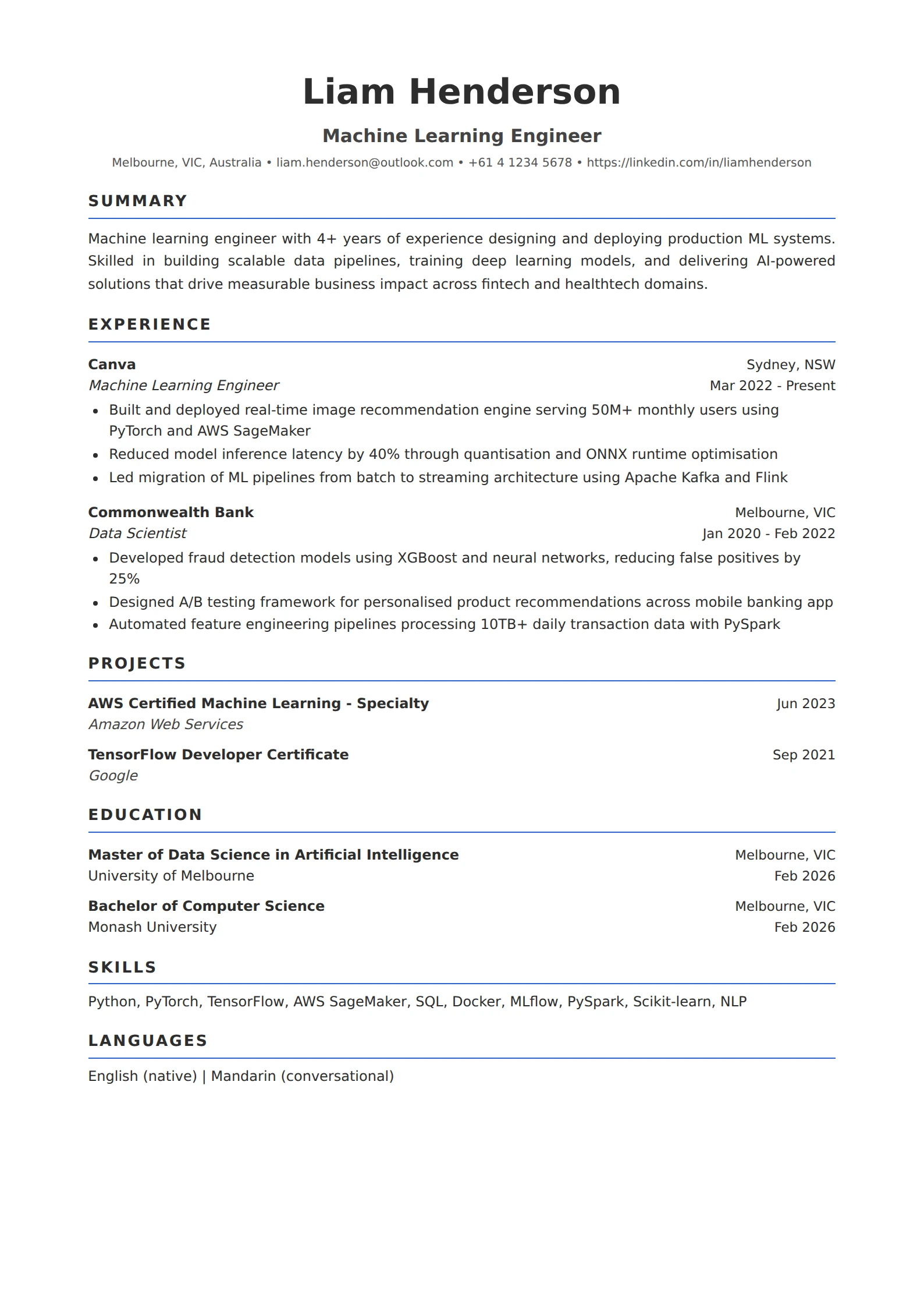 Professional Clean Template