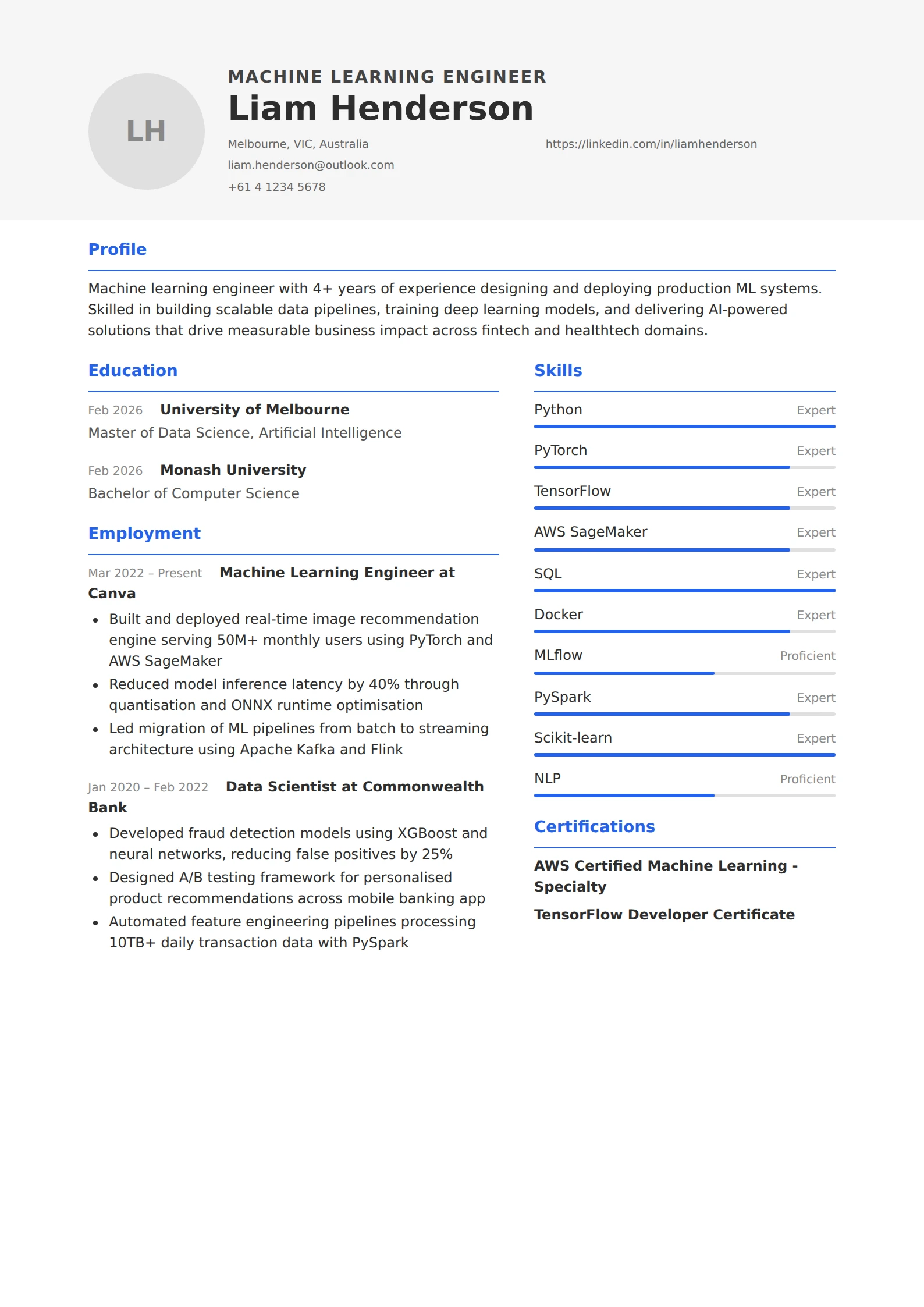 Professional Portfolio Template