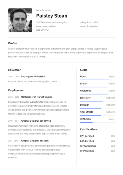 Resume Template Preview