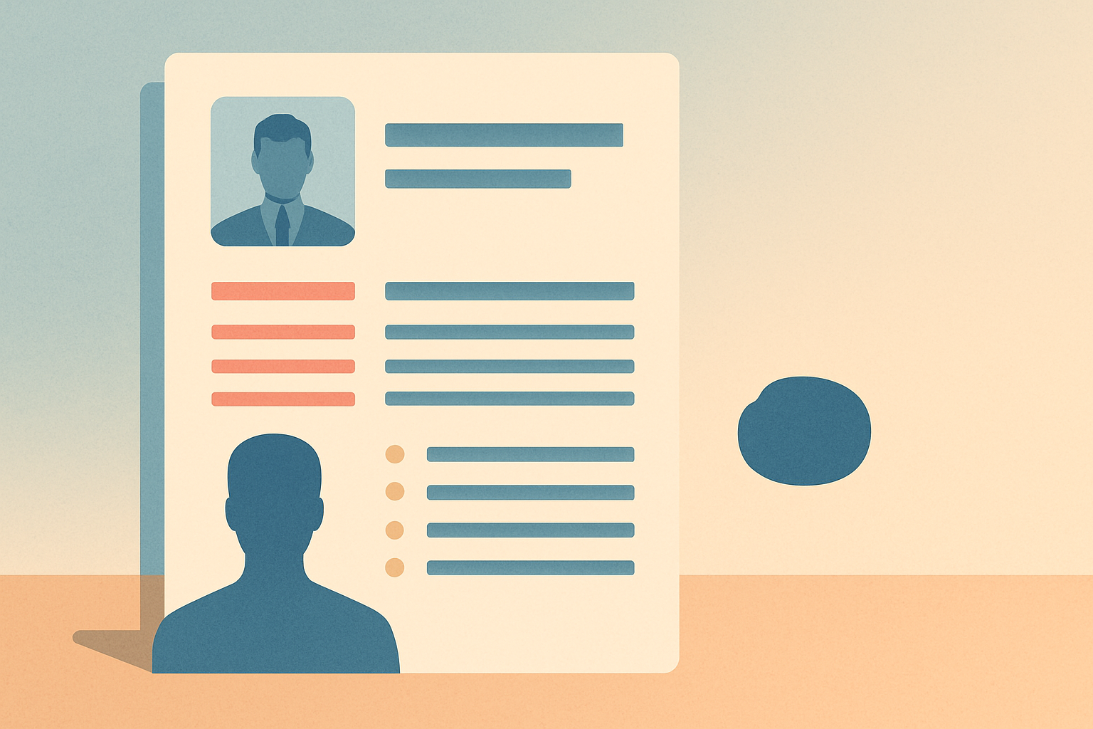 Illustration of an ATS resume example