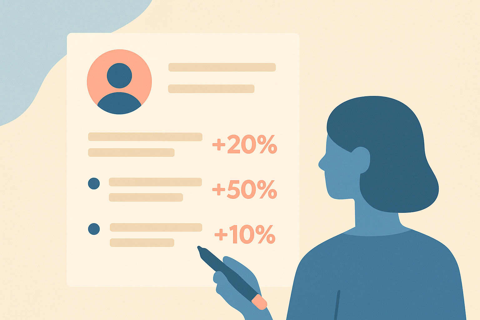 A sample resume highlighting quantified achievements