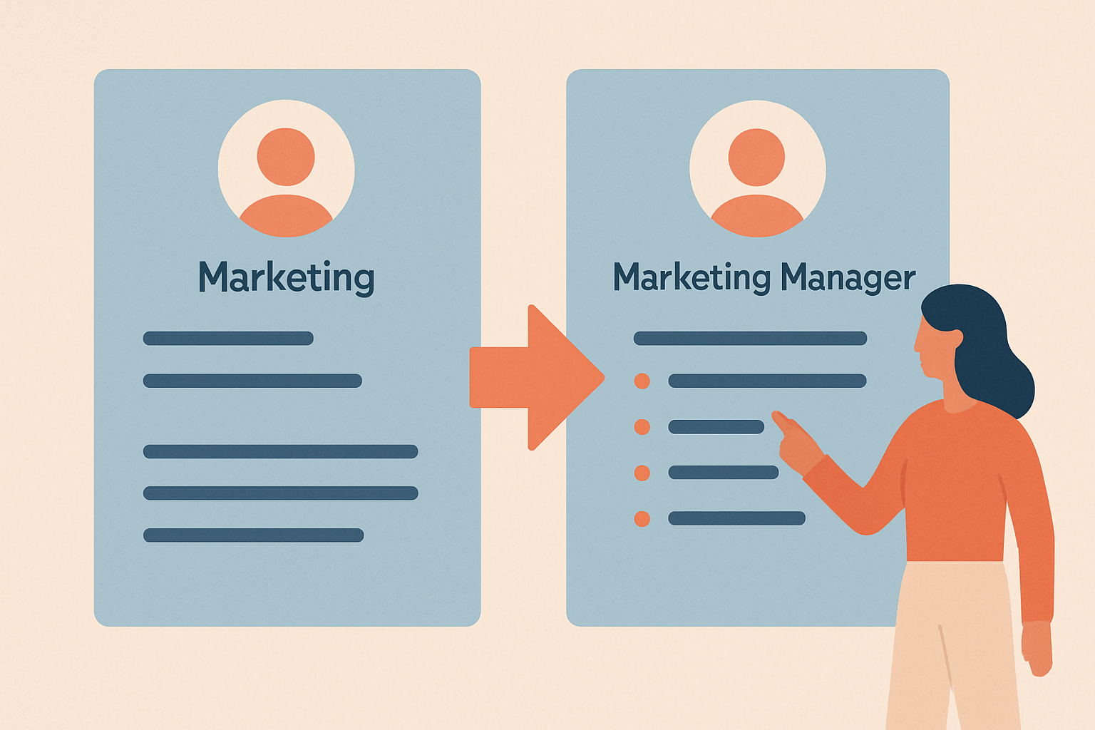 Before and after resume optimization example for a Marketing Manager